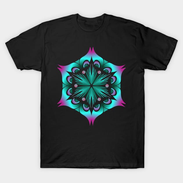 Mandala Colorful T-Shirt by Senyawajari